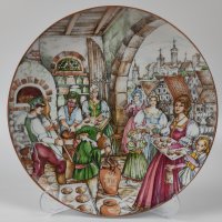 Немска чиния за декорация, снимка 1 - Антикварни и старинни предмети - 43897077