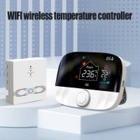 Безжичен интелигентен термостат, ново поколение, RF433 контролер , снимка 10 - Отоплителни печки - 39975668
