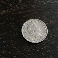 Монета - Швейцария - 10 рапен | 1989г., снимка 2 - Нумизматика и бонистика - 28088492
