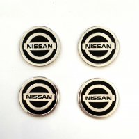стикери метални за капачки за джанти или тасове за Nissan нисан, снимка 1 - Аксесоари и консумативи - 38627625