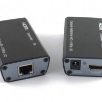 Удължител HDMI-CAT-HDMI 60M, черен, снимка 2 - Други - 36912691