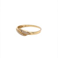 Златен дамски пръстен 1,56гр. размер:60 14кр. проба:585 модел:21721-1, снимка 2 - Пръстени - 43931808