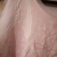 Нова Reserved дамска блуза без ръкави M размер бяло с розово, снимка 4 - Корсети, бюстиета, топове - 32746591