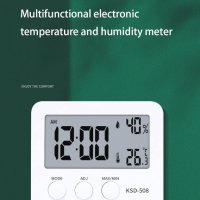 Стаен термометър,Вътрешен хигрометър, влагомер, цифров монитор , снимка 2 - Друга електроника - 43365165