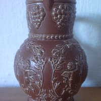 Красива керамична кана за вино, снимка 3 - Антикварни и старинни предмети - 32934522