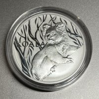 1 унция коала инвестиционна монета сребро , снимка 1 - Нумизматика и бонистика - 44011418