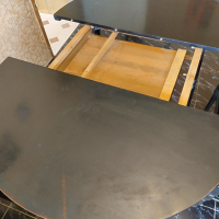 Разгуваема трапезна маса с 6 стола, снимка 3 - Маси - 44921668