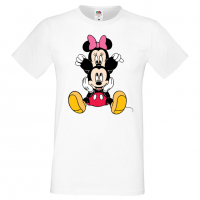 Мъжка тениска Mickey & Minnie 3 Подарък,Изненада,Рожден ден, снимка 9 - Тениски - 36575481