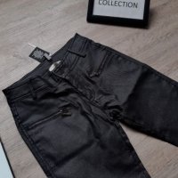 Нов чер кожен панталон на намаление, снимка 2 - Панталони - 28239461