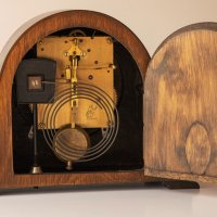 Античен настолен часовник, произведен в Англия, снимка 9 - Антикварни и старинни предмети - 32292723