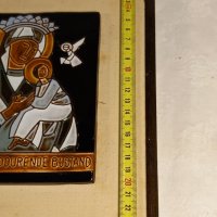 Керамична икона Света Богородица с Младенеца, снимка 5 - Икони - 43596804