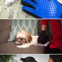 Масажираща ръкавица за обиране на косми от домашни любимци, снимка 6 - За кучета - 28815109