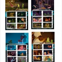 Чисти блокове Анимация Дисни Принцесата и жабокът 2019 от Тонго, снимка 1 - Филателия - 37682904