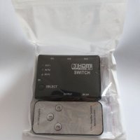 HDMI switch превключвател с дистанционно - 3 входа, снимка 6 - Друга електроника - 40499692