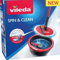 Кофа с моп Vileda spin& Clean , снимка 1 - Други игри - 38300211