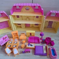 Детска къща с обзавеждане , снимка 1 - Играчки за стая - 43245304
