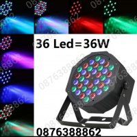 LED мини диско парти,прожектор,лампа,проектор, 36 Led,RGB, снимка 3 - Прожектори - 38905807