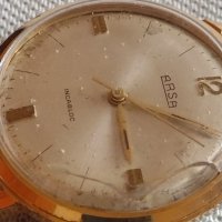 Стар механичен часовник BASA INCABLOC SWISS ANTI-MAGNETIC с позлатена рамка 41969, снимка 8 - Други ценни предмети - 43905317