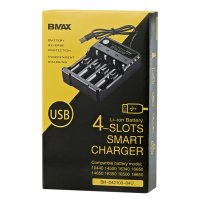 Зарядно USB Charger 18650-04U за 4 батерии 18650 Li-Ion батерии, снимка 6 - Друга електроника - 37762071
