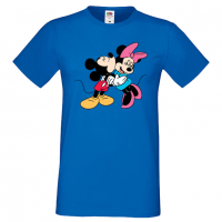 Мъжка тениска Mickey & Minnie Подарък,Изненада,Рожден ден, снимка 2 - Тениски - 36575360