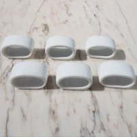 Комплект от шест порцеланови поставки за салфетки , снимка 3 - Аксесоари за кухня - 36719794