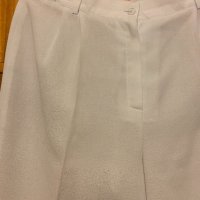 Бял памучен панталон, снимка 2 - Панталони - 25605315