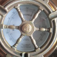 Уникален бронзов барометър рул във витрина , снимка 9 - Колекции - 36902468