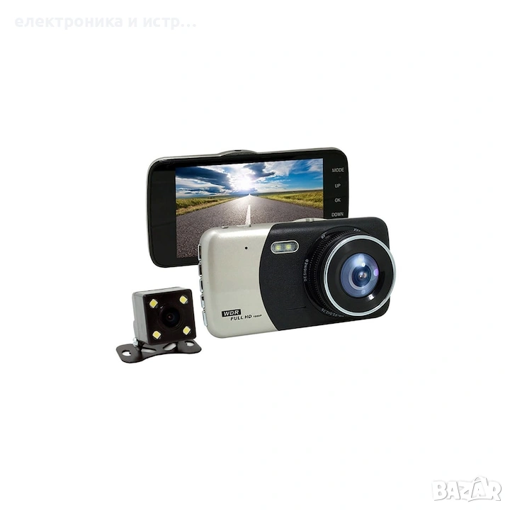 Видеорегистратор Full HD 1080p с две камери , снимка 1
