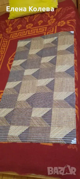 Кафява постелка за баня, снимка 1