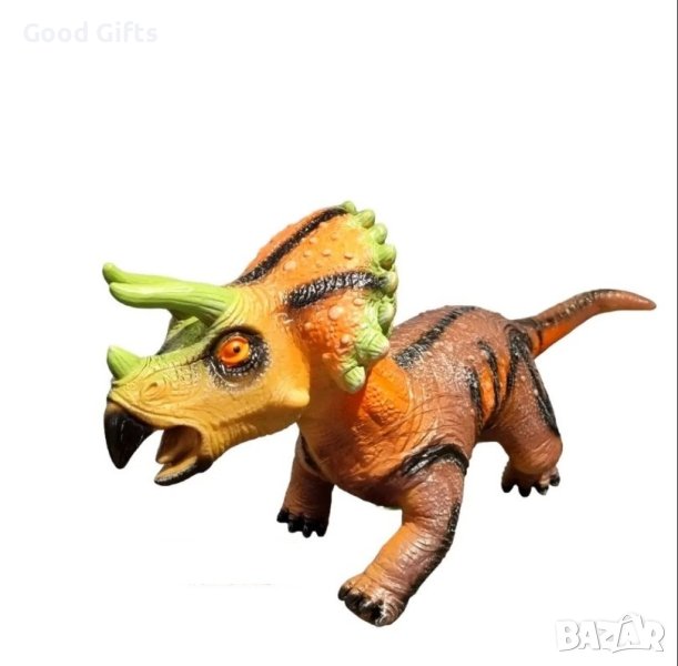 Голям Динозавър със звук Трицератопс 50см, снимка 1