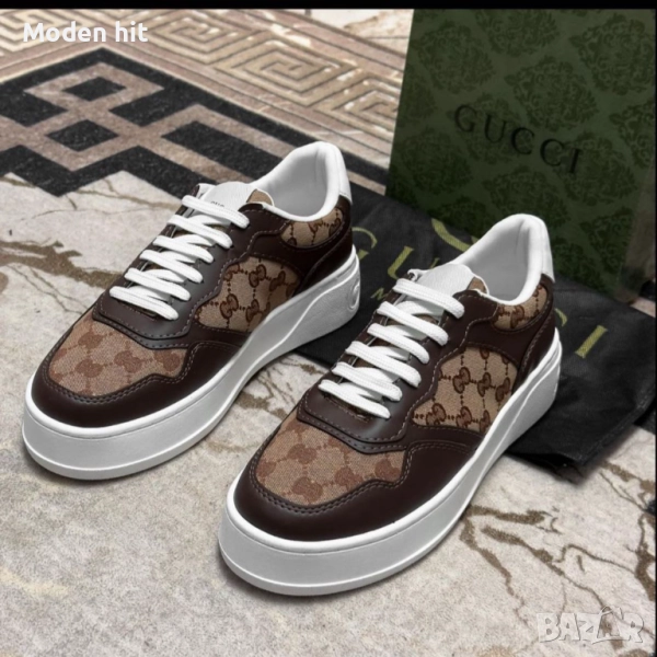 GUCCI мъжки сникърси висок клас реплика, снимка 1