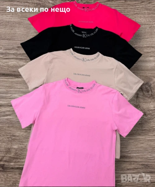 Calvin Klein Дамска Тениска👚Дамска Блуза С Къс Ръкав Келвин Клайн - Различни Цветове Код BS-30, снимка 1