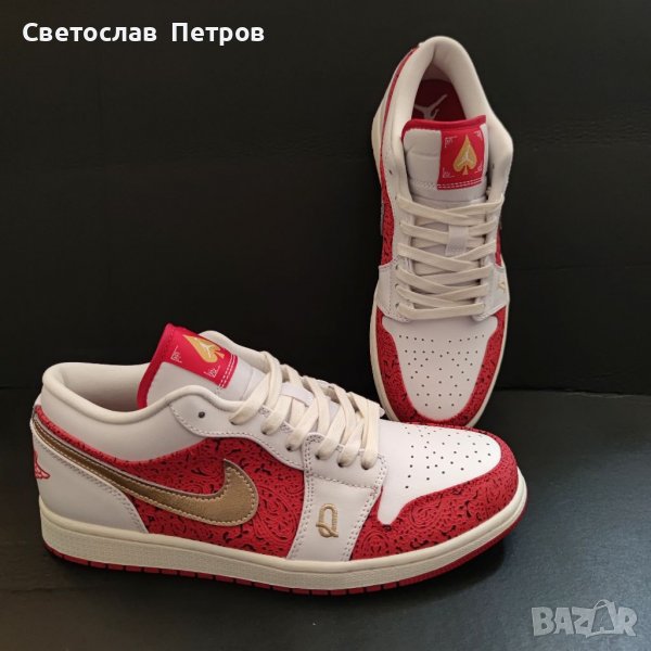 Nike Air Jordan 1 Low Spades SE Найк Обувки 44 размер номер , снимка 1