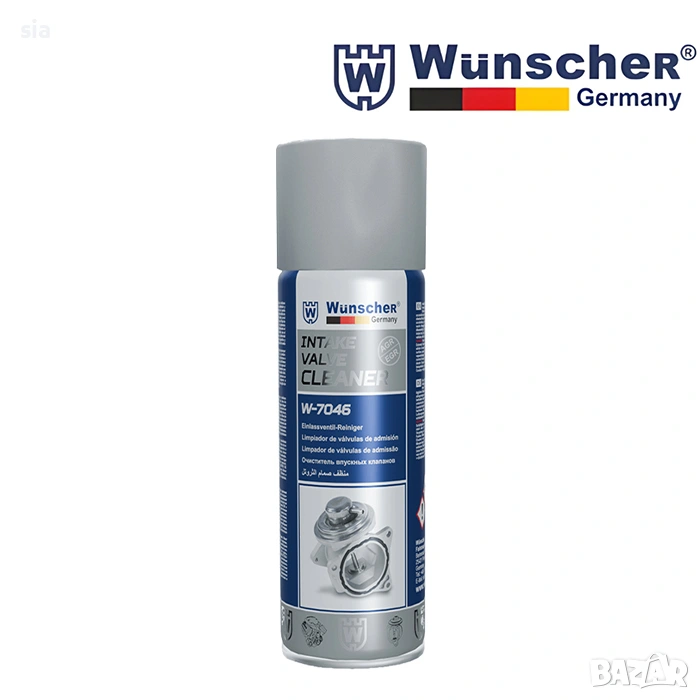 Спрей за почистване на EGR, всмукателна система, Дросел, WUNSCHER - 400мл, снимка 1