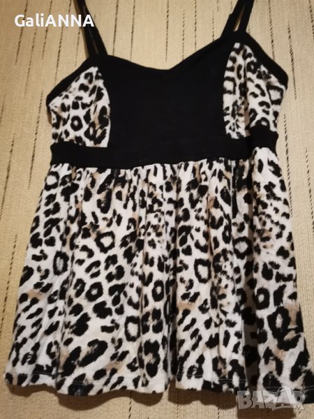 СТРАХОТЕН ТОП В ЕФЕКТЕН ПРИНТ РАЗМЕР XL, снимка 1