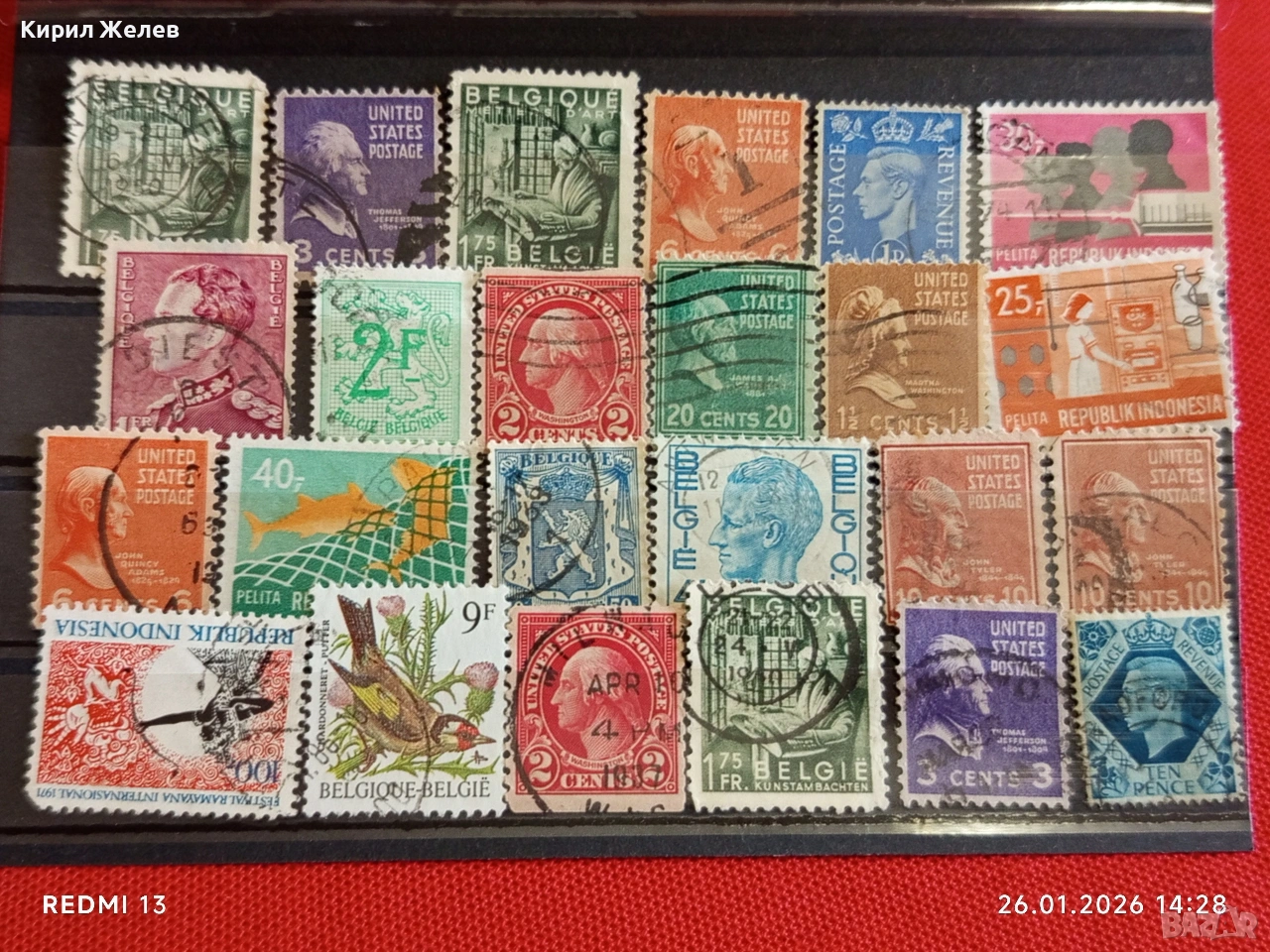 Стари пощенски марки от цял свят смесени СВЕТОВНИ ЛИДЕРИ за КОЛЕКЦИЯ 51578, снимка 1