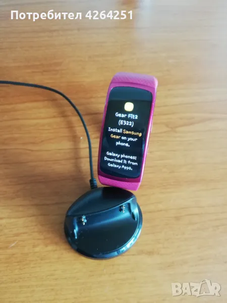 Samsung Gear Fit2 SM-R360 фитнес часовник, снимка 1