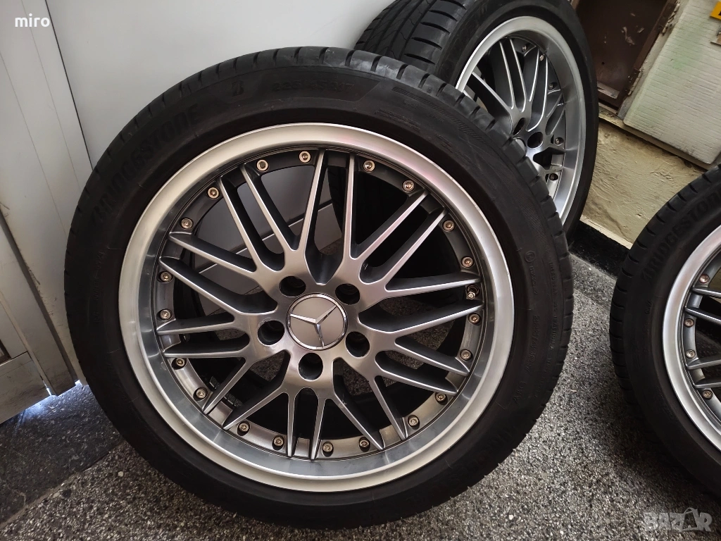 Джанти с нови гуми brisgestone 17, снимка 1