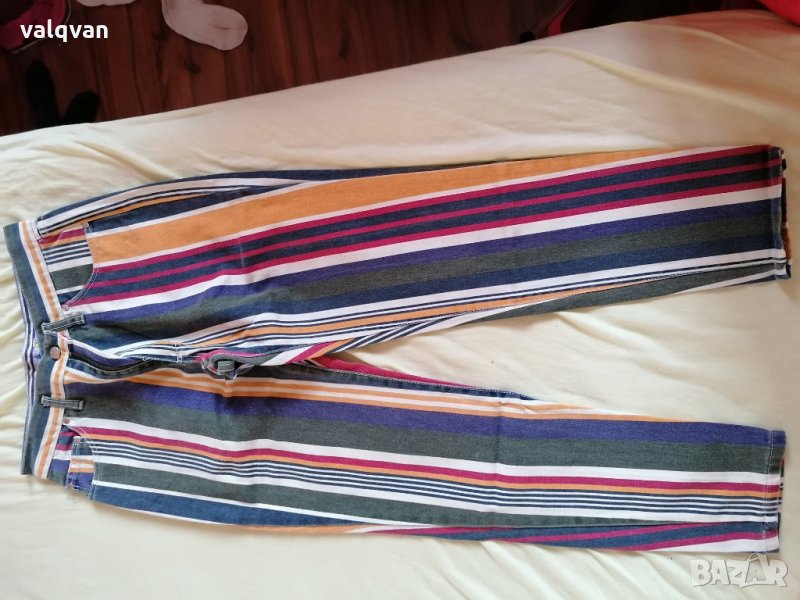 Дамски шарени дънки , снимка 1