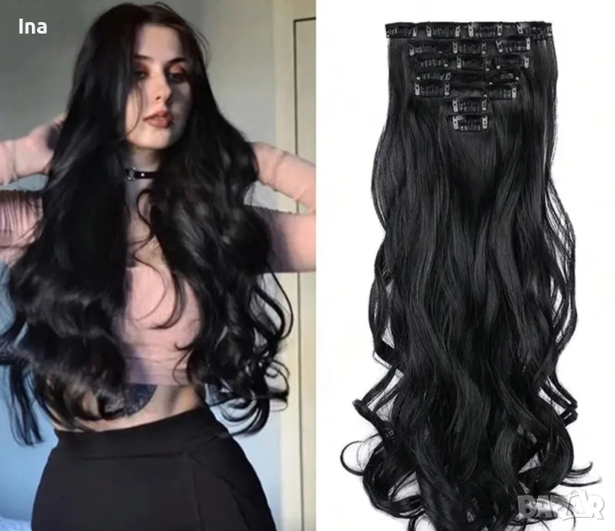 Черен екстеншън чуплив, снимка 1