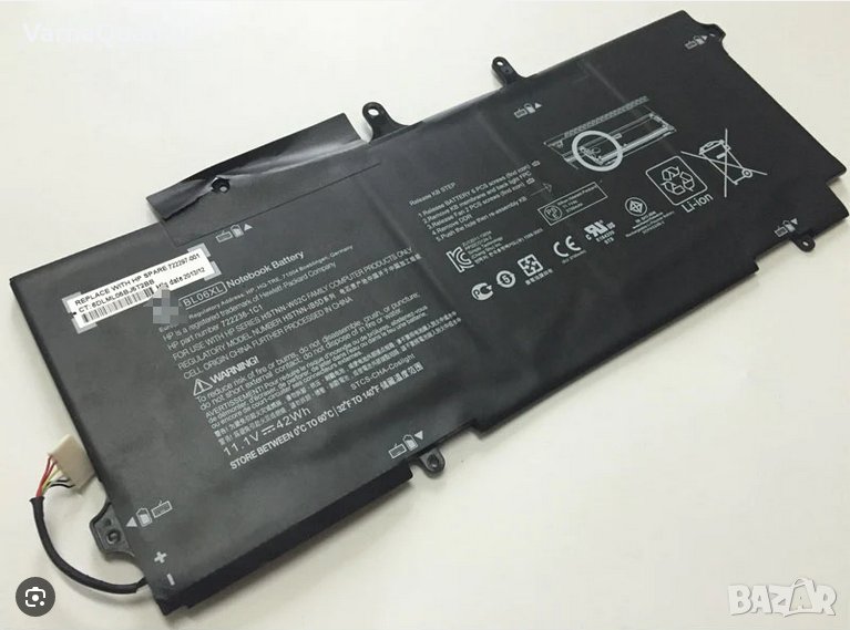 Батерия за рециклиране за лаптоп HP EliteBook Folio 1040 G0, G1, G2, HP EliteBook Revolve 810 G3, снимка 1