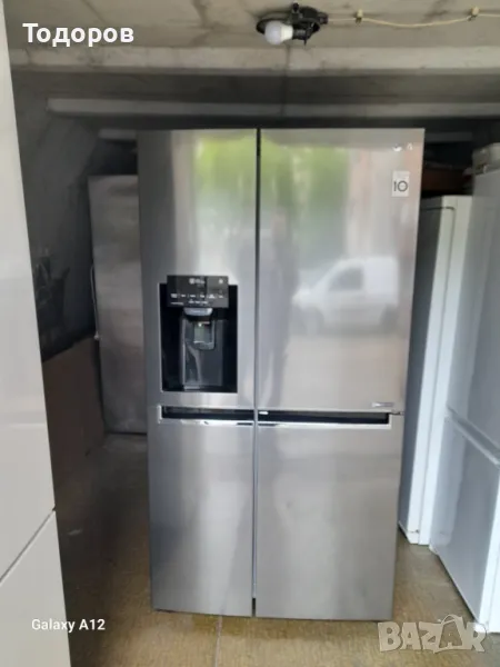 Хладилник с фризер LG GSJ761PZTZ, A+, 601L, Филтър Pure N Fresh, снимка 1