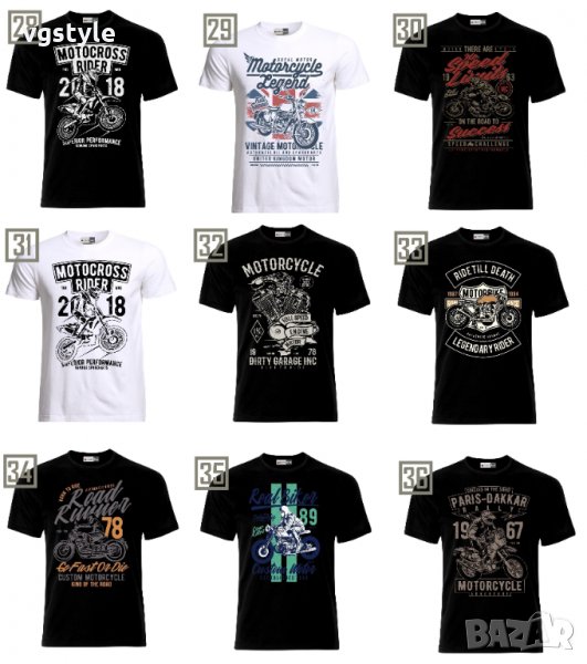 Тениска Моторджийска Мото Мотокрос Ендуро Моторист Мотоциклетизъм Мотор Рокер Moto Motorcycle, снимка 1
