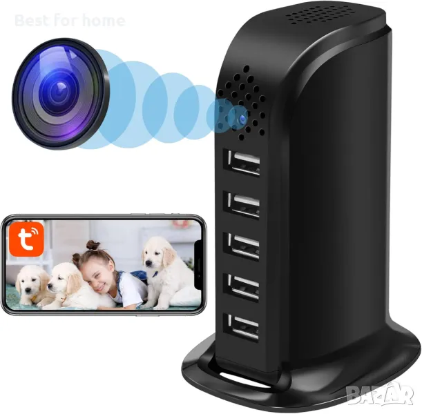 WiFi Скрита камера в USB порт TUYA ZGSZ, снимка 1