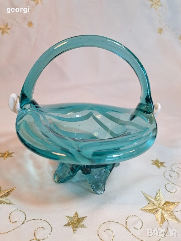 стъклена кошница Murano 29/6, снимка 1