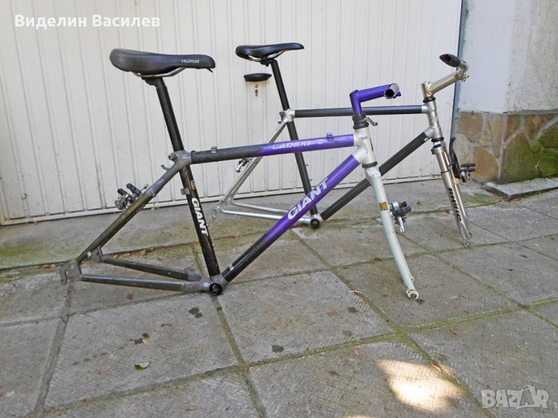 Ретро карбонови МТБ рамки 26*, снимка 1