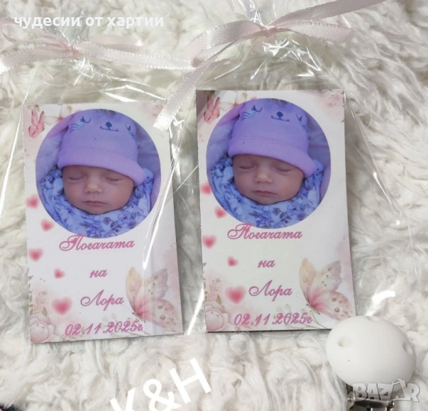 Магнити със снимка подаръци за гости Погача Рожден ден, снимка 1