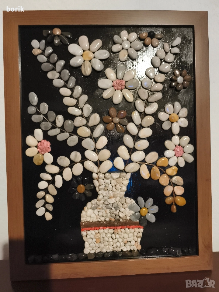 Пано от морски камъни, снимка 1