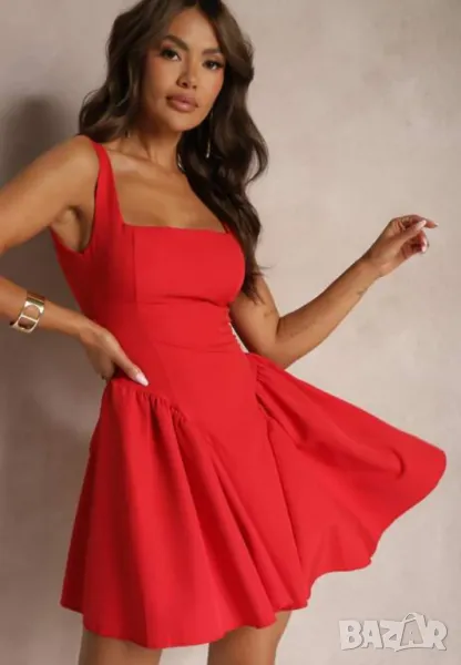 Дамска ватирана рокля с шапка  , снимка 1