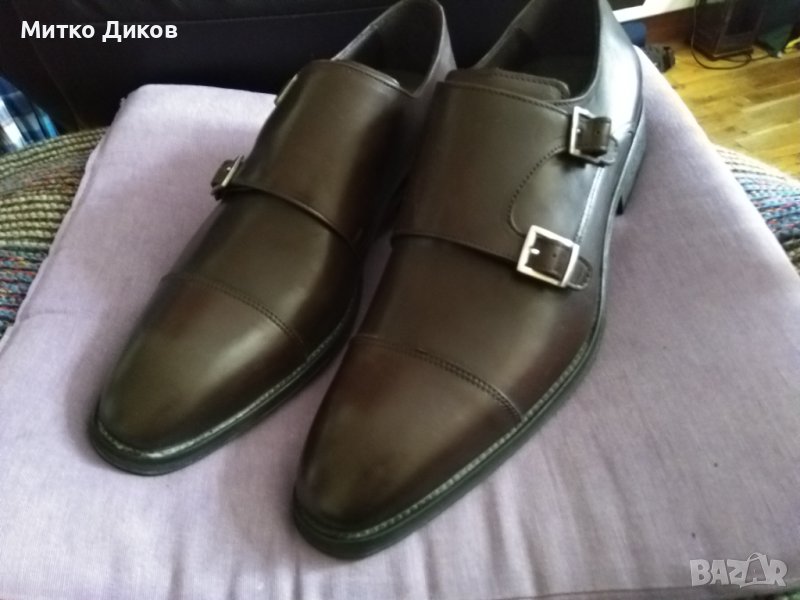 Crarles Tyrwhitt маркови английски обувки естествена кожа нови размер №45 10.5 стелка 295см, снимка 1